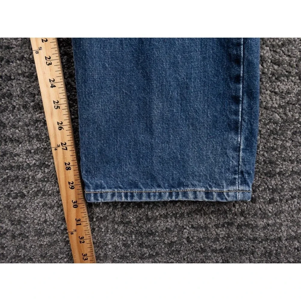 Vintage Lucky Brand Jeans Mens 34x30 Blue Vintage Fit Button Fly Denim Made USA